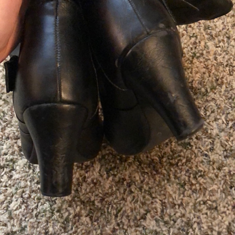 🛍 SOLD Kenneth Cole New York Black Boots 8M - Picture 5 of 8